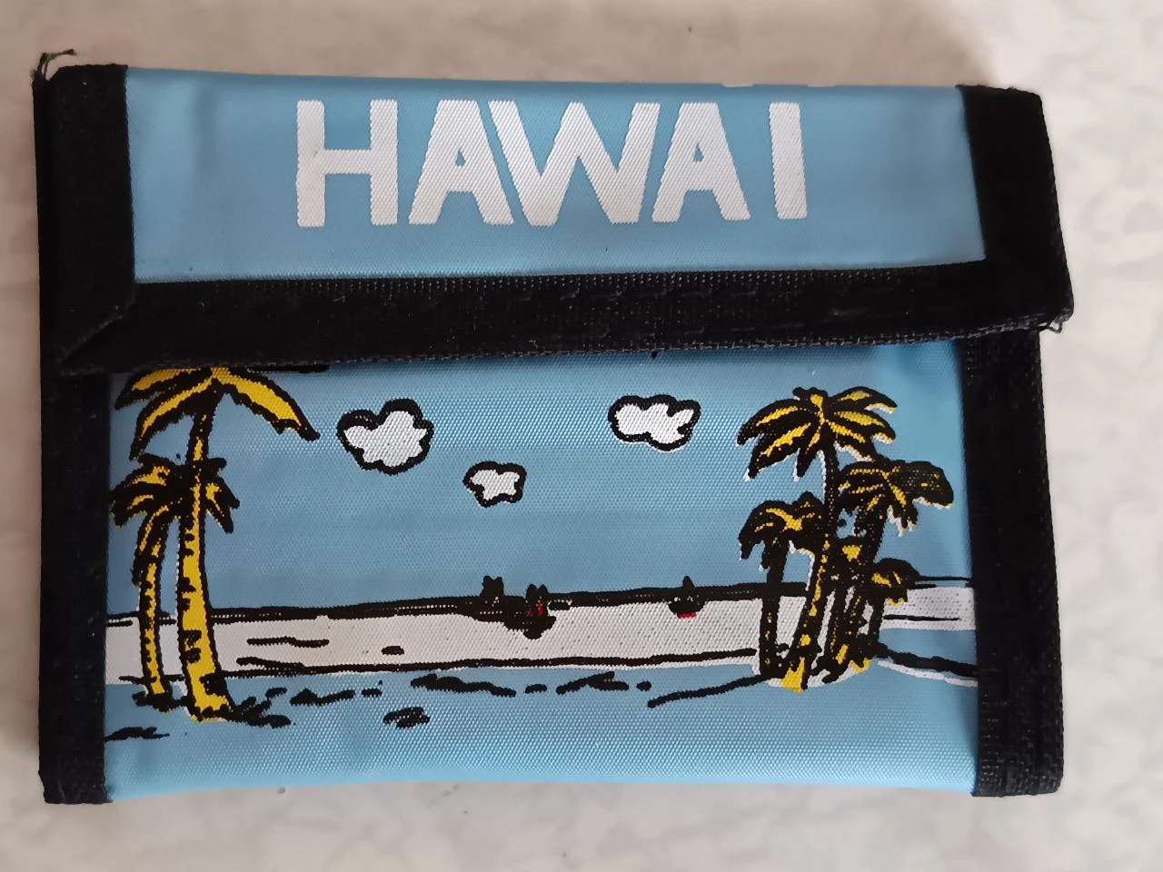 Lot of 8 Wallets Size S / Vintage Hawaii with scratch closure with 4 comp – photo 9